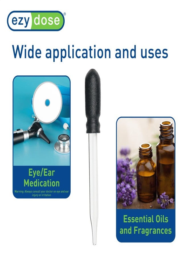 EZY DOSE Ear and Eye Medicine Dropper for Liquid Medicine, 1ml Capacity Glass, Deliver Correct Dose, Convenient and Easy to Use, BPA Free - Image 4